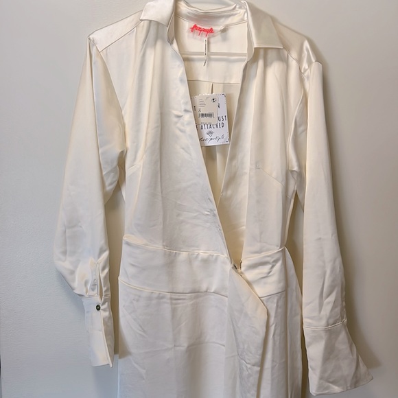 BRAND NEW FreePeople White Long Dress - Picture 1 of 5